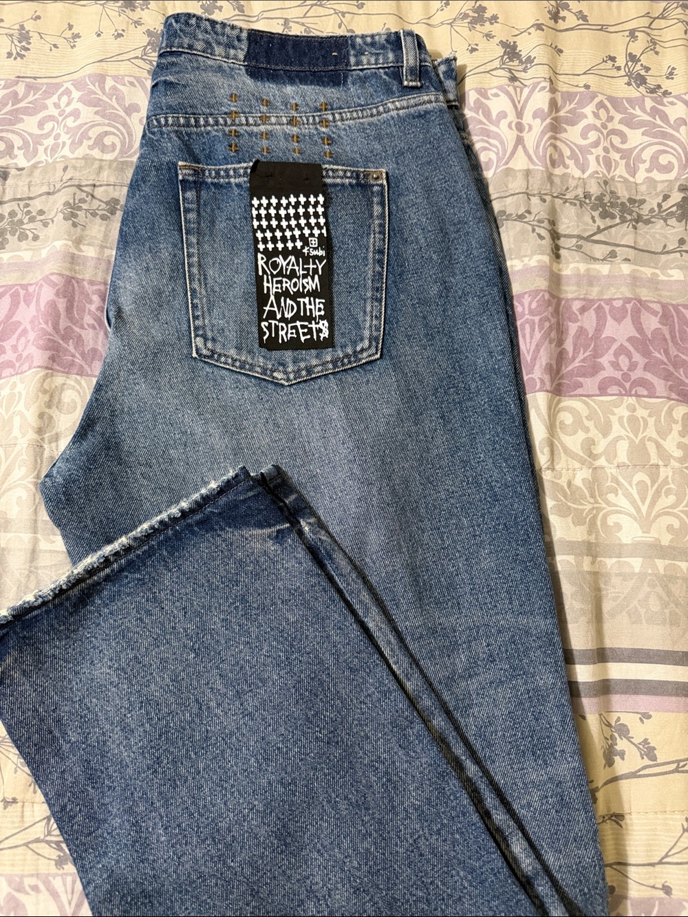 Ksubi Faded Blue Relaxed Men’s Jeans